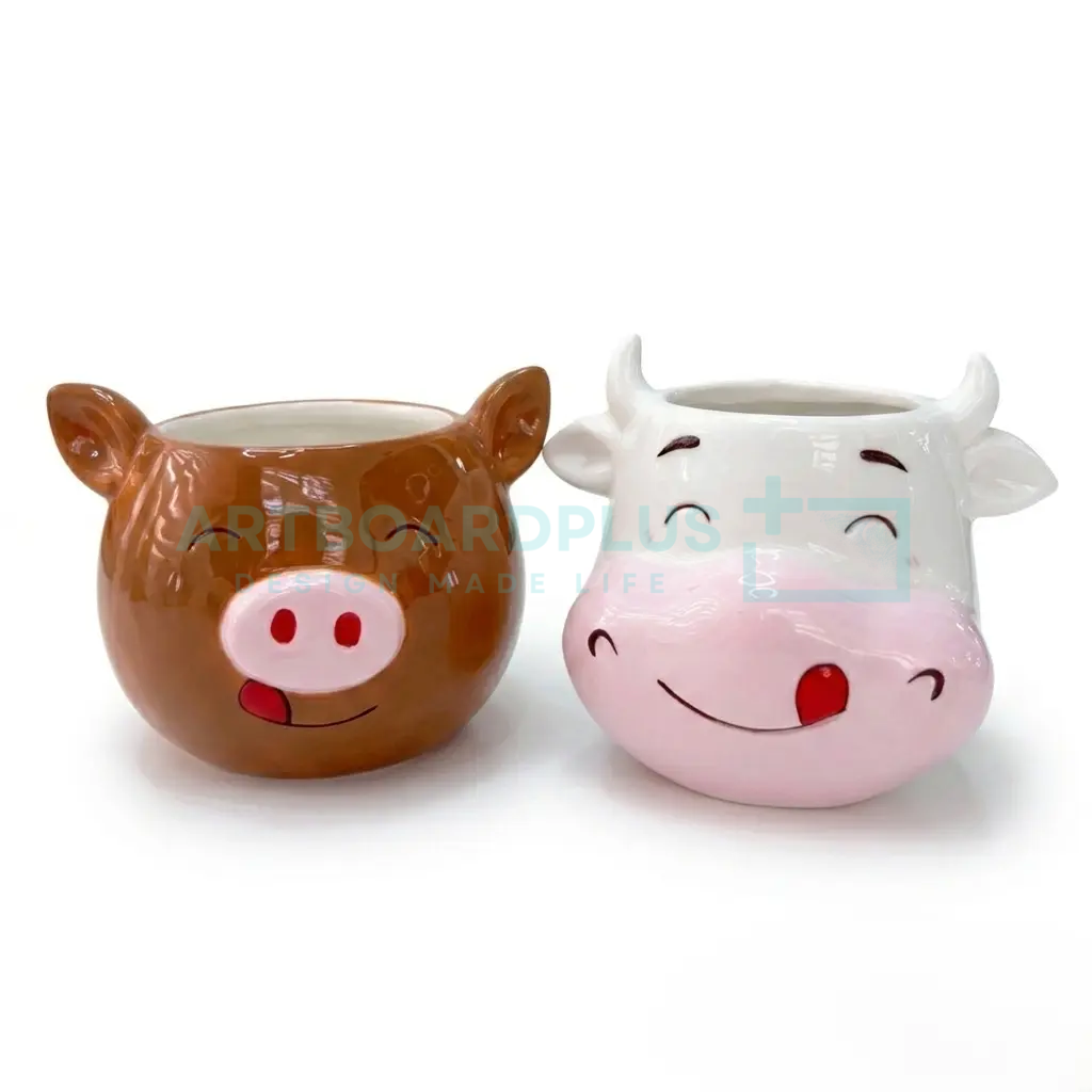 維他 – 朱朱／牛牛3D陶瓷杯 - 1